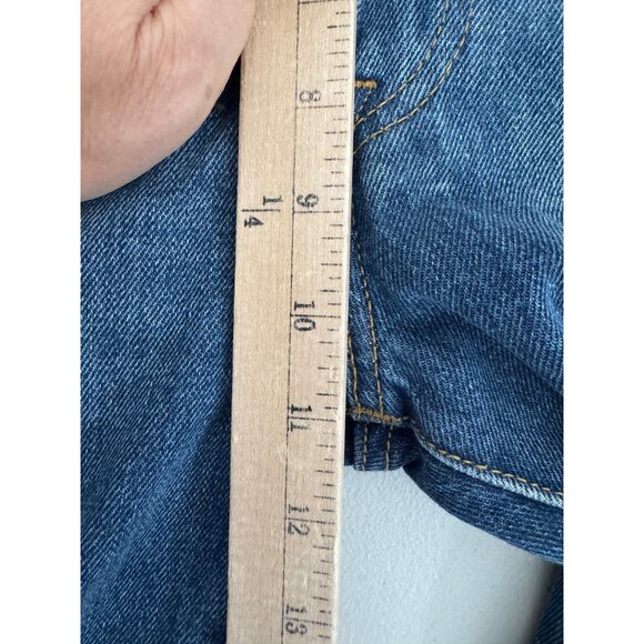 Levis 501 Original fit Mens Jeans distressed 90s relaxed patch work sz 36x29 - Picture 6 of 10